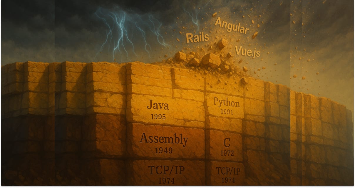 Zak's Law of Skill Half-Life and Why Your Next Framework Won't Save You